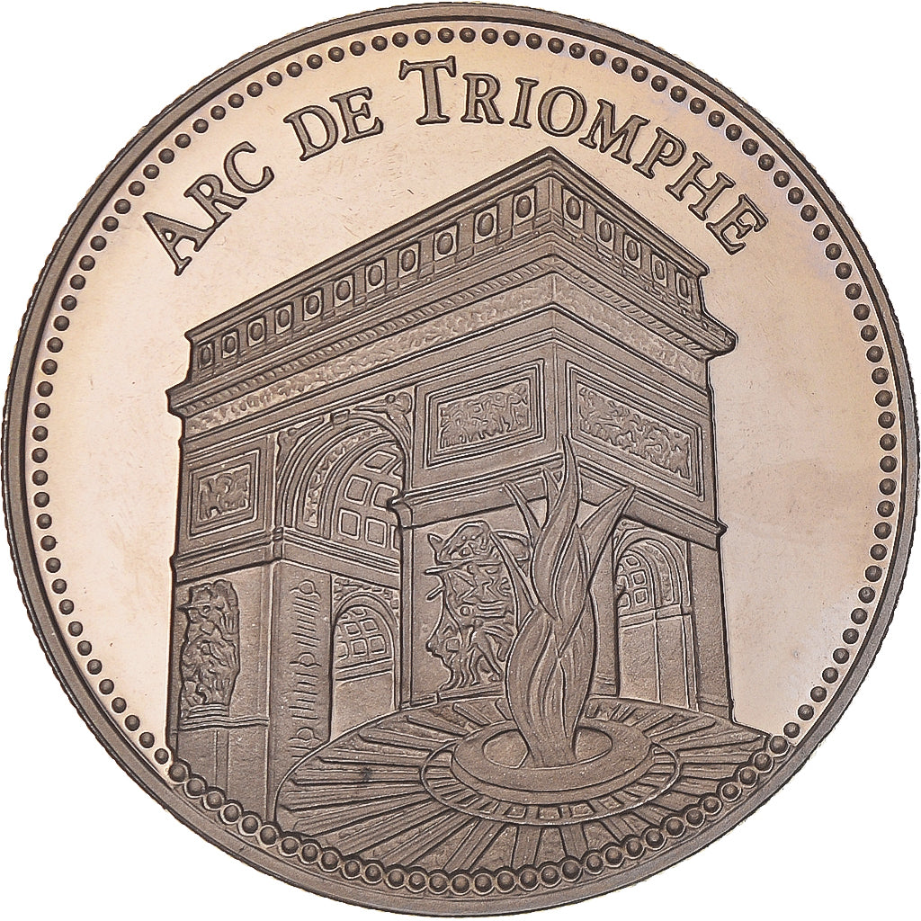 Frankreich, Medaille, L'Arc de Triomphe, Patrimoine, UNZ+, Kupfer-Nickel