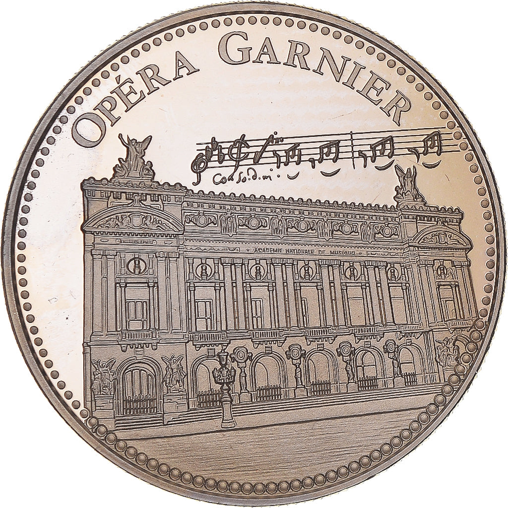 Frankreich, Medaille, Opéra Garnier, Patrimoine, UNZ+, Kupfer-Nickel