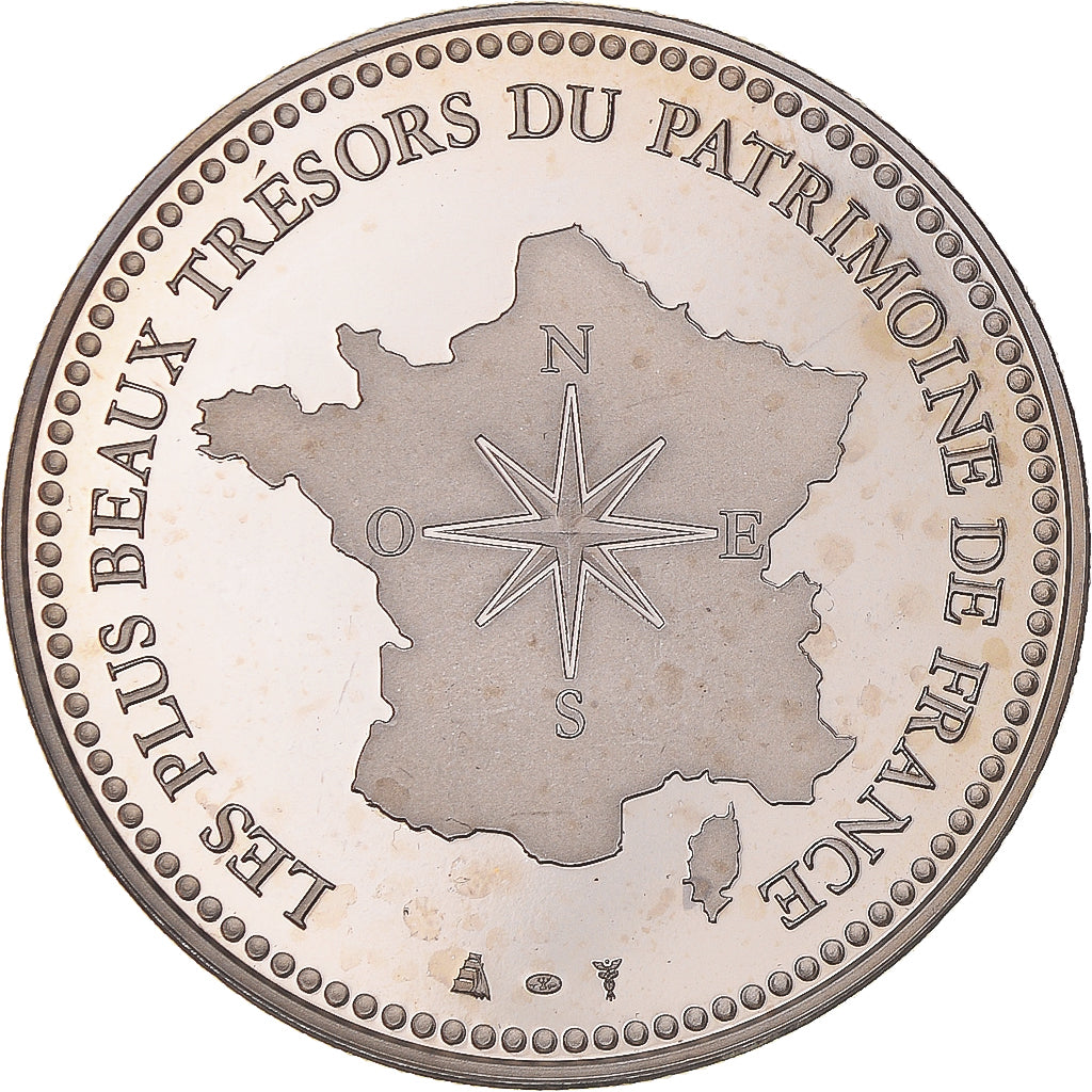 Francia, medalla, La Citadelle de Carcassonne, Patrimoine, SC+, Cobre - níquel