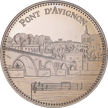 France, Medal, Avignon - Le Pont d'Avignon, Patrimoine, MS(64), Copper-nickel