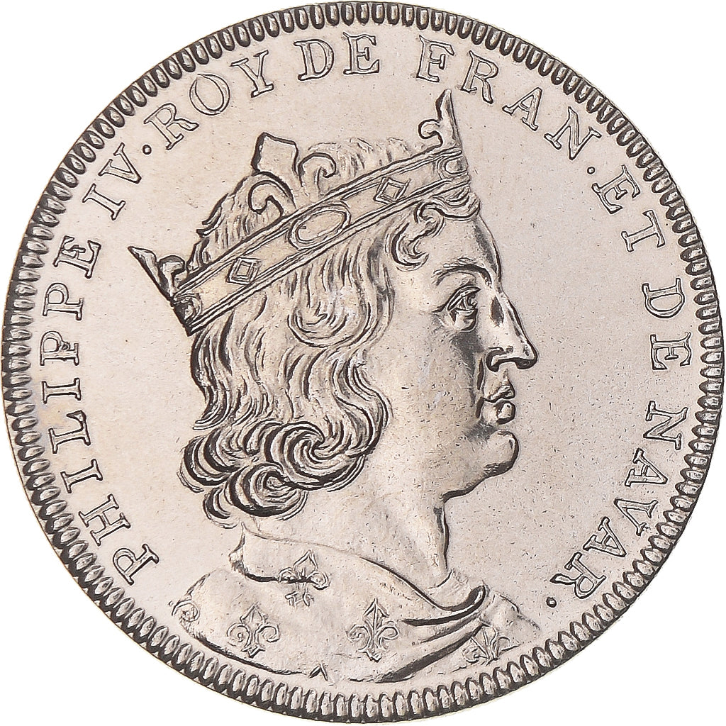 Frankreich, Medaille, Les Rois de France, Philippe IV, UNZ+, Kupfer-Nickel
