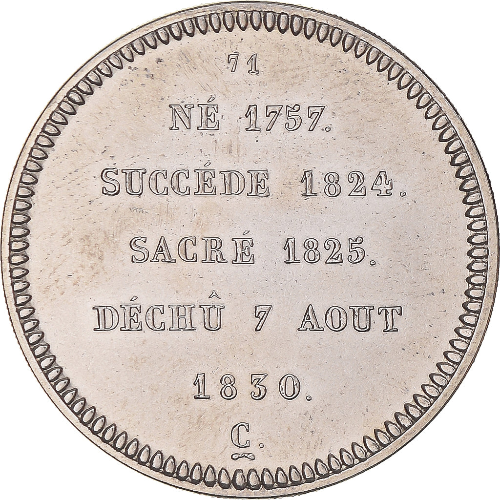 Frankreich, Medaille, Les Rois de France, Charles X, UNZ+, Kupfer-Nickel