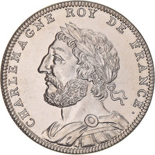 Francja, medal, Les Rois de France, Charlemagne, MS(64), Miedź-Nikiel