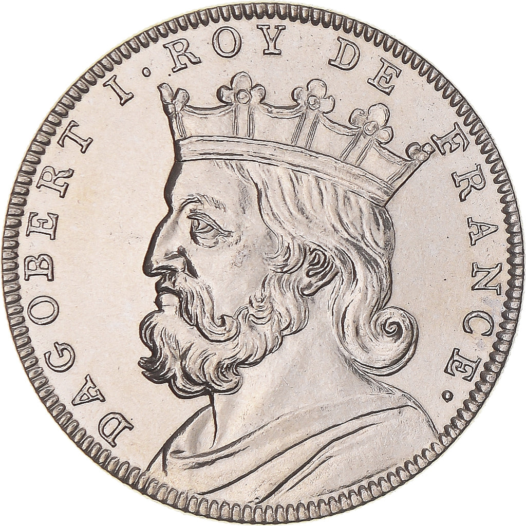 France, Médaille, Les Rois de France, Dagobert I, SPL+, Cupro-nickel