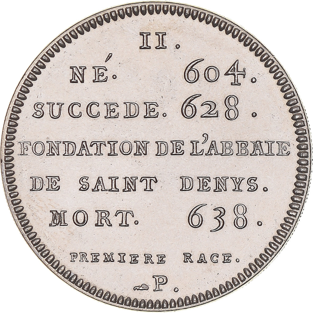 France, Médaille, Les Rois de France, Dagobert I, SPL+, Cupro-nickel