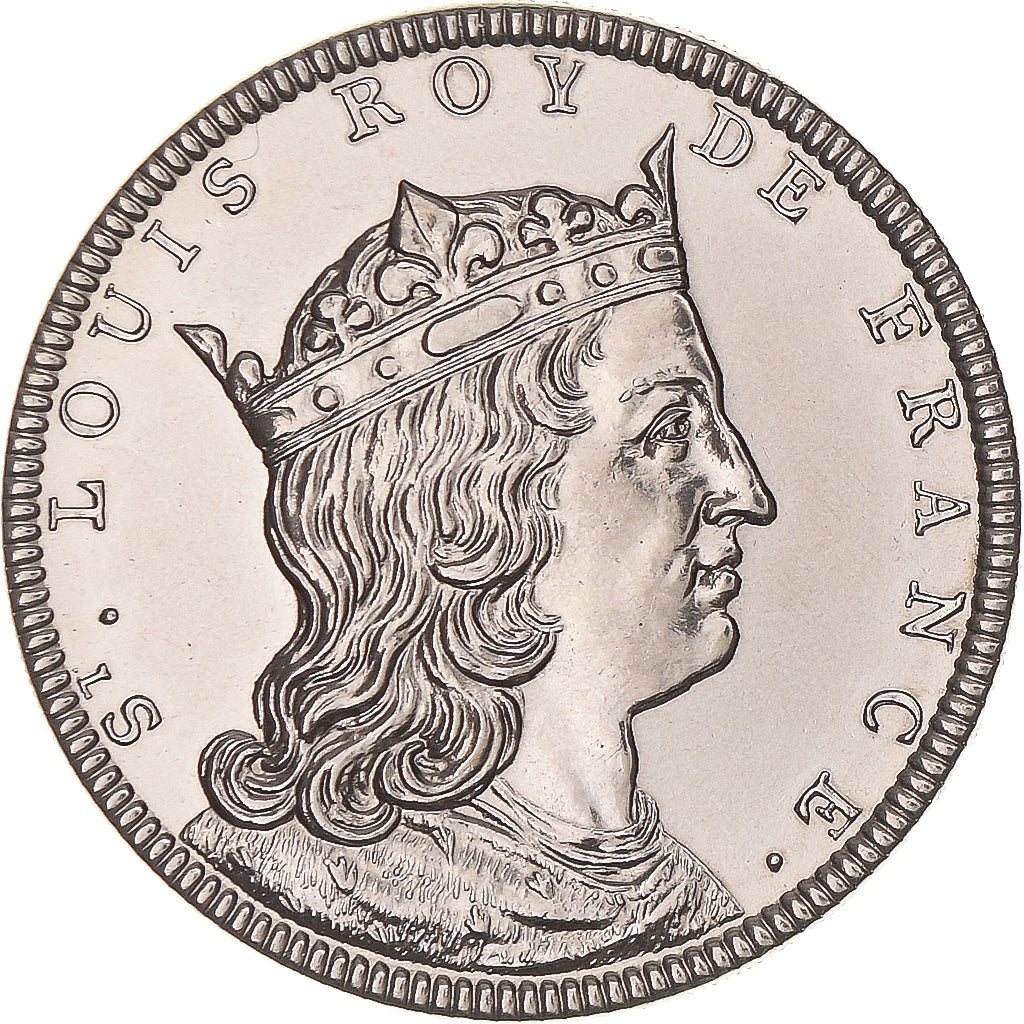 Frankreich, Medaille, Les Rois de France, Saint Louis, UNZ+, Kupfer-Nickel