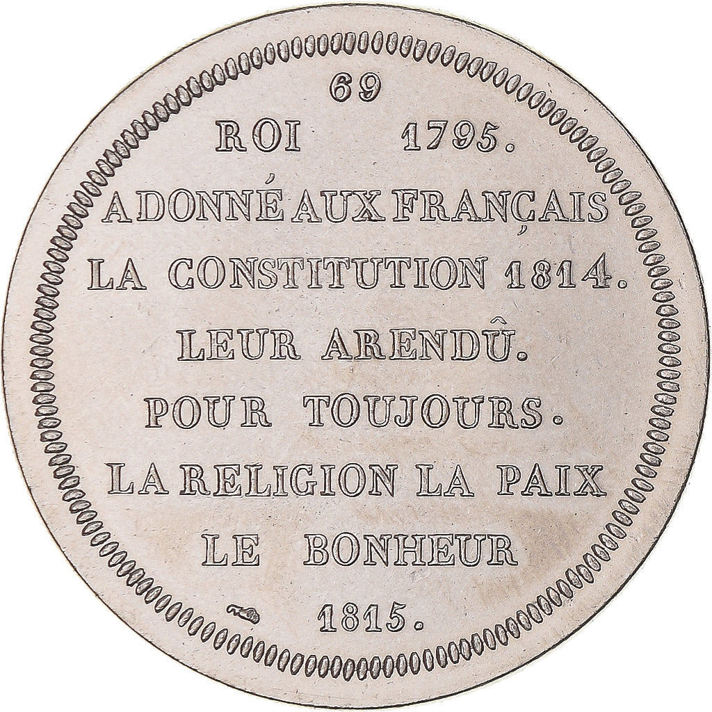 Frankreich, Medaille, Les Rois de France, Louis le Désiré, UNZ+, Kupfer-Nickel