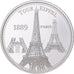 France, Medal, Paris - La Tour Eiffel, Arts & Culture, MS(64), Silver