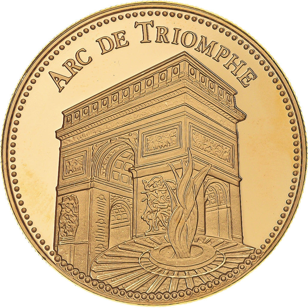 France, Medal, Les plus beaux trésors du patrimoine de France, Arc de Triomphe