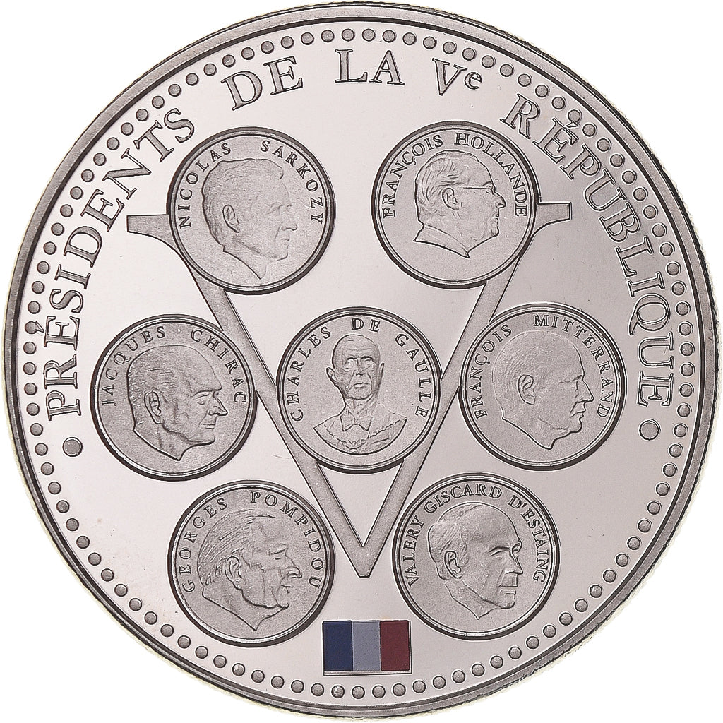Frankreich, Medaille, Présidents de la Vème République, Elysée, Politics