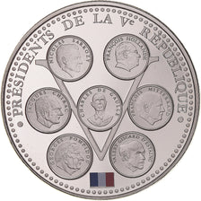 Frankreich, Medaille, Présidents de la Vème République, Elysée, Politics