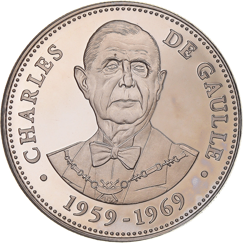 Frankreich, Medaille, Les Présidents de la République, Charles De Gaulle