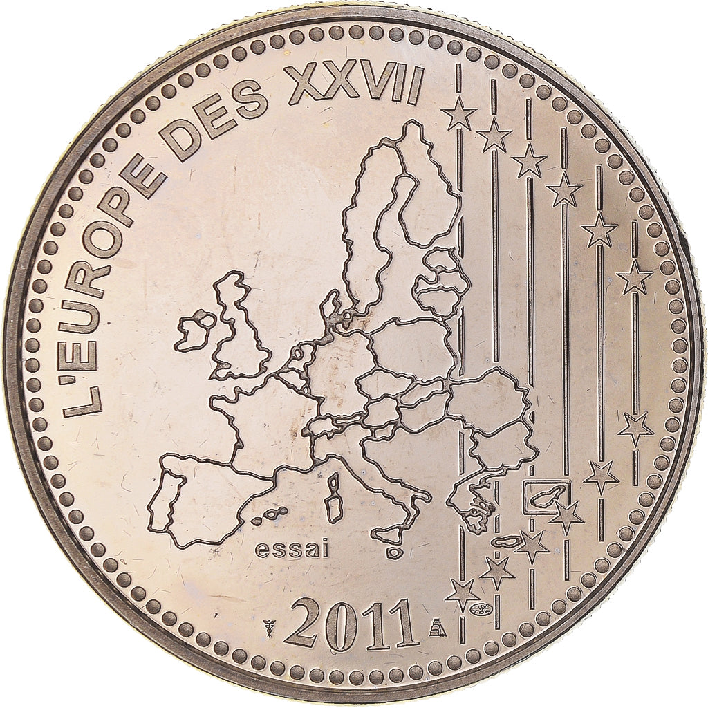 Frankreich, Medaille, L'Europe des XXVII, Bienvenue à l'Estonie, History, 2011