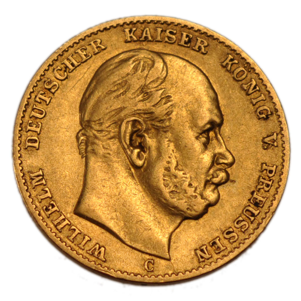 Wilhelm I, Allemagne, Prusse, 10 Mark