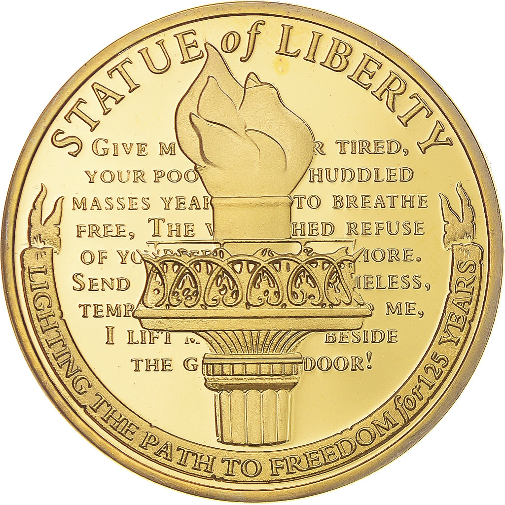 Stati Uniti d'America, medaglia, Statue de la Liberté, Beacon of light, SPL