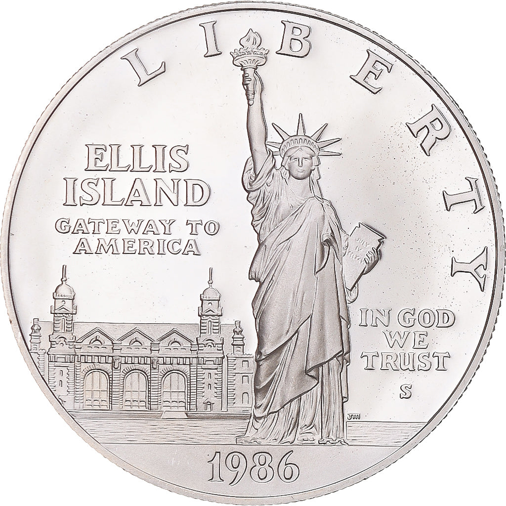 Coin, United States, Liberty - Ellis island, Dollar, 1986, U.S. Mint, San