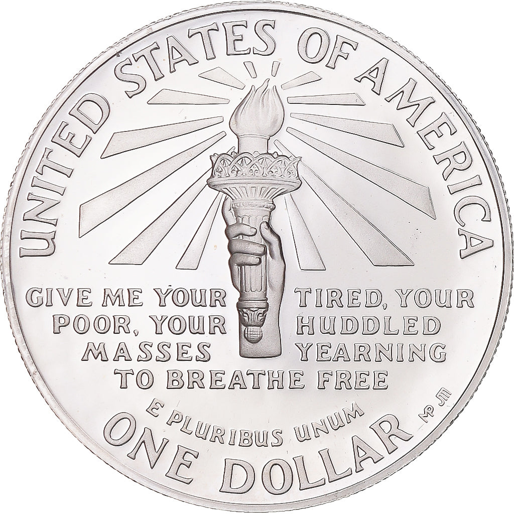 Coin, United States, Liberty - Ellis island, Dollar, 1986, U.S. Mint, San