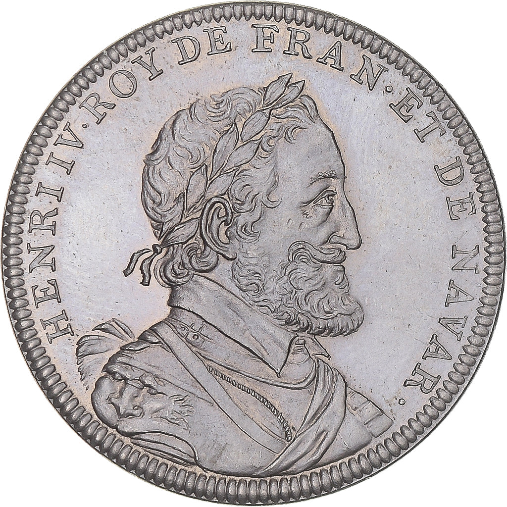 France, Medal, Les Rois de France, Henri IV, History, Piéfort, AU(55-58)