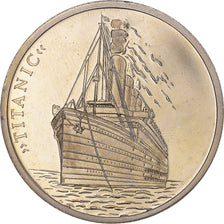France, Medal, Titanic, Shipping, 2010, AU(55-58), Copper-nickel
