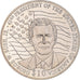 Münze, Liberia, 10 Dollars, 2000, George W. Bush JR, UNZ, Kupfer-Nickel