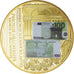 France, Medal, Billet de Banque Européenne, 100 Euro, 2011, MS(65-70), Copper