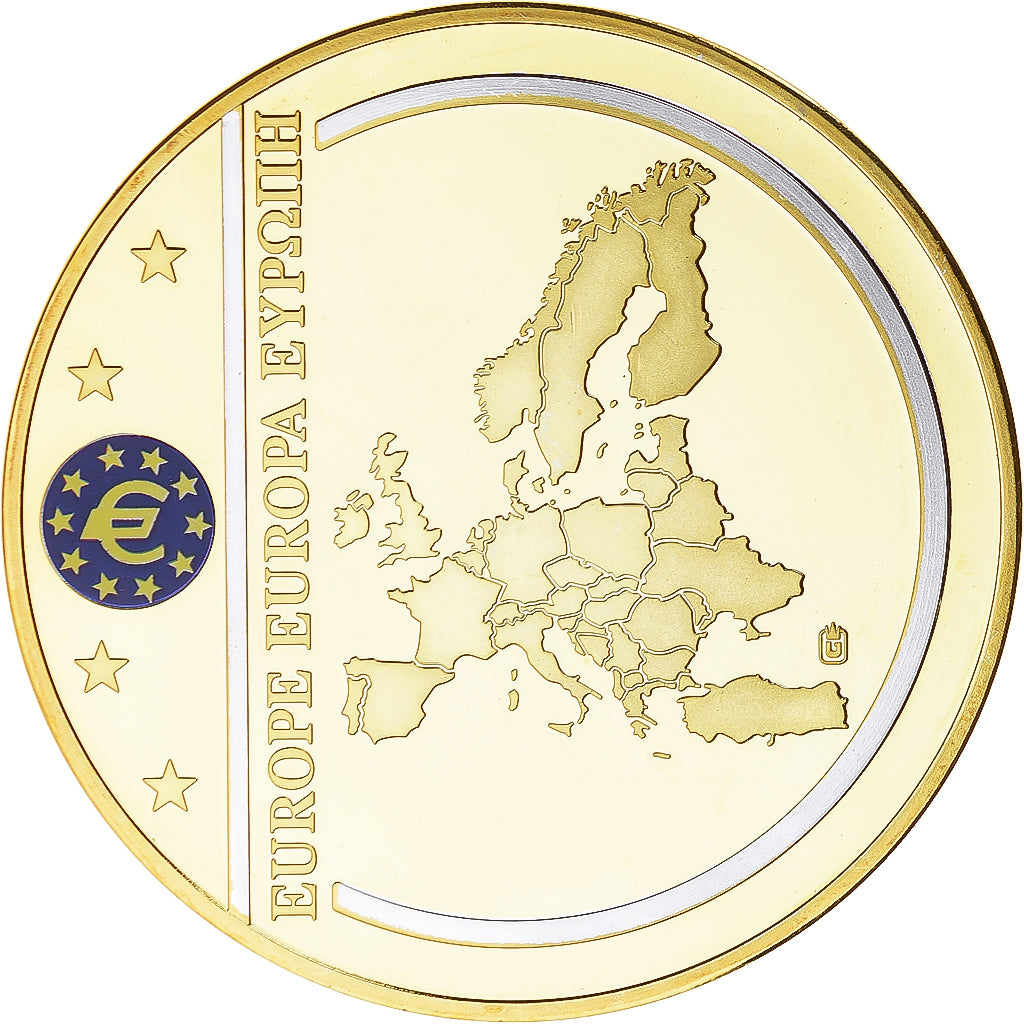 France, Médaille, Billet de Banque Européenne, 200 euros, 2011, FDC, Copper