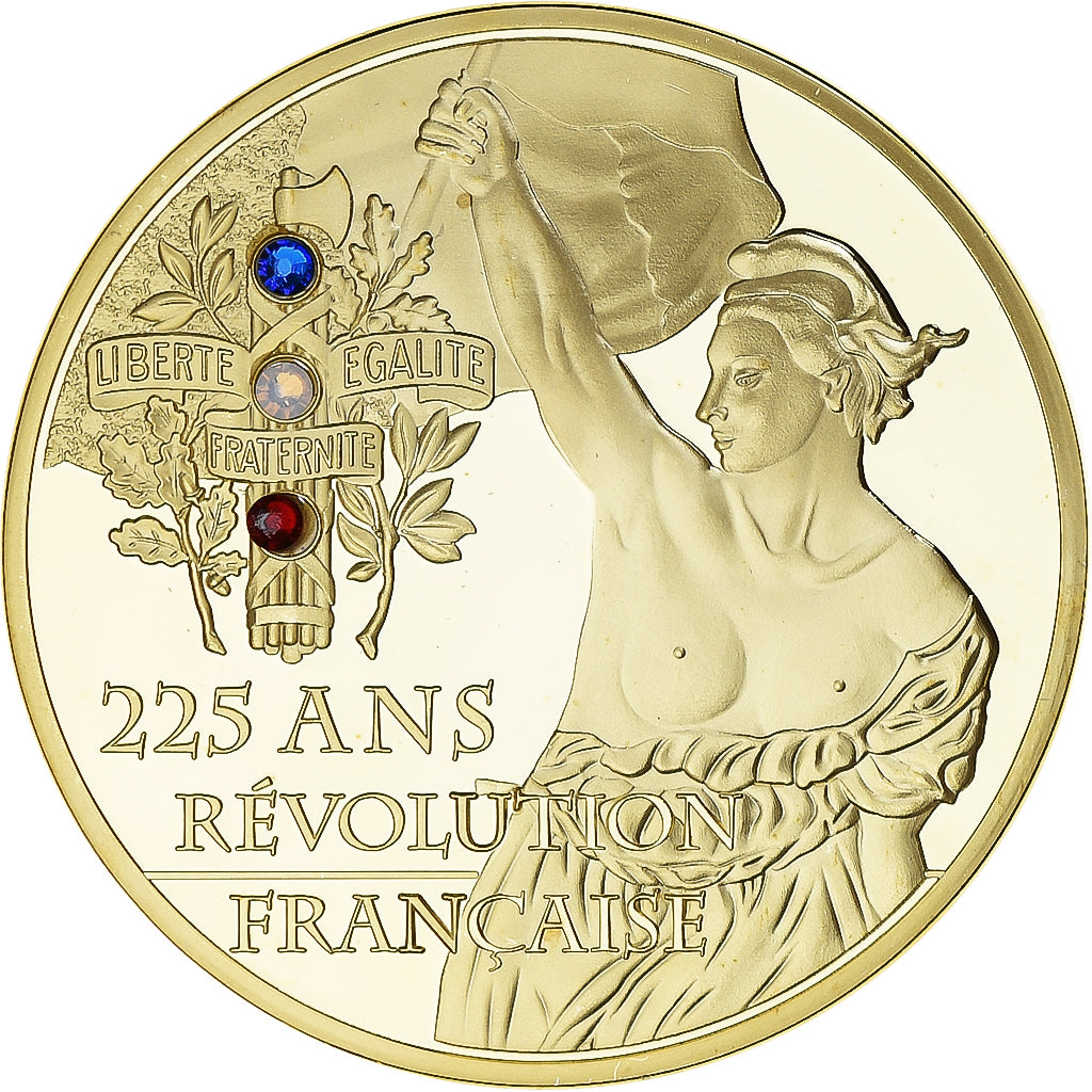 Frankreich, Medaille, 225 Ans de la Révolution Française, Prise de la