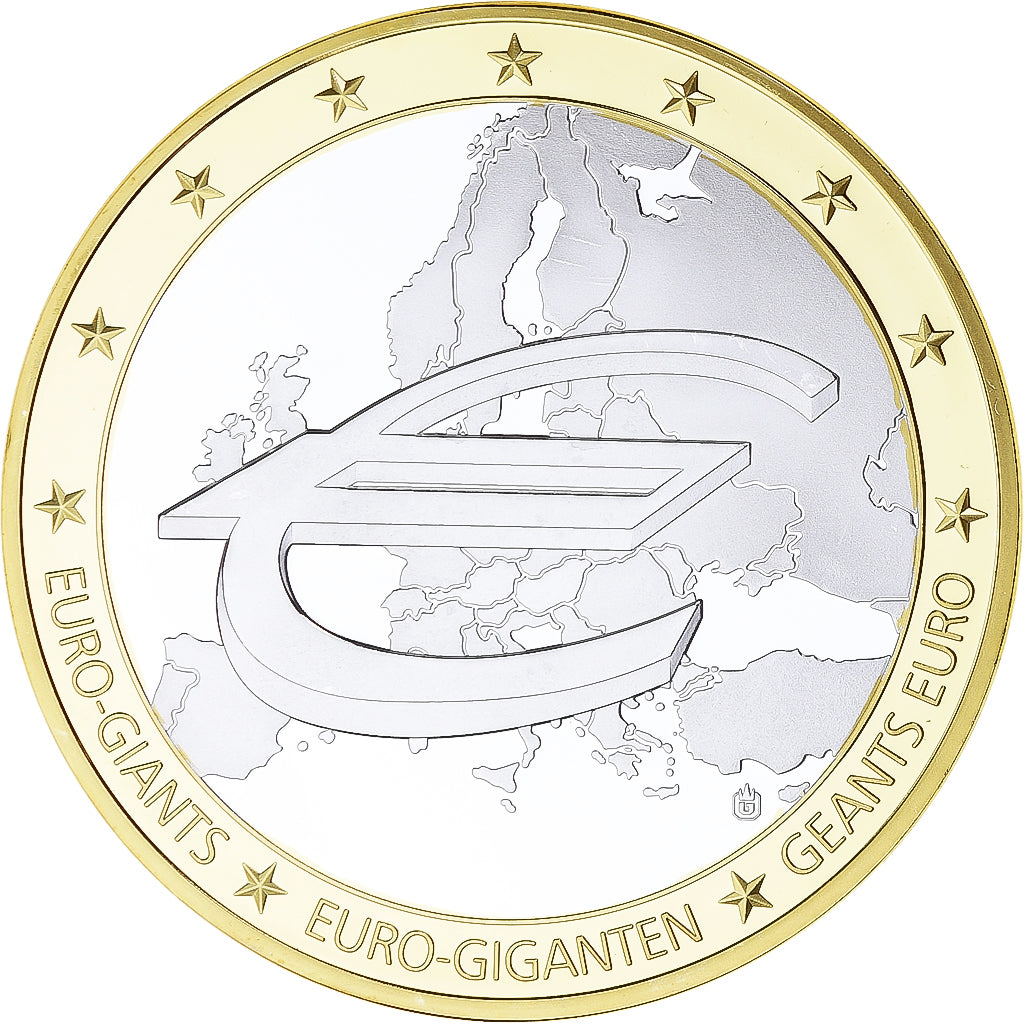 Frankreich, Medaille, Géants Euro, Politics, Euro Naming Namensgebung