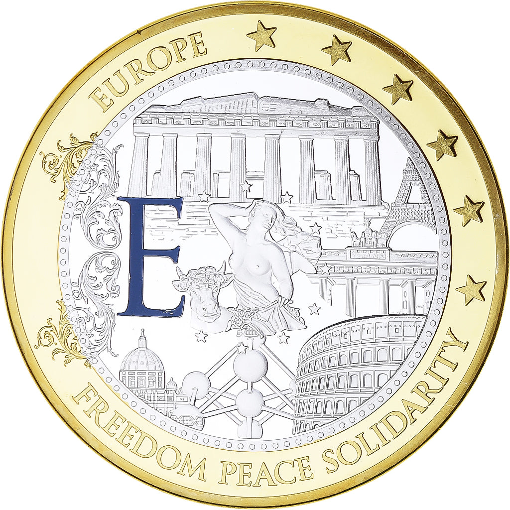 France, Médaille, Géants Euro, Politics, Freedom, Peace, Solidarity, FDC