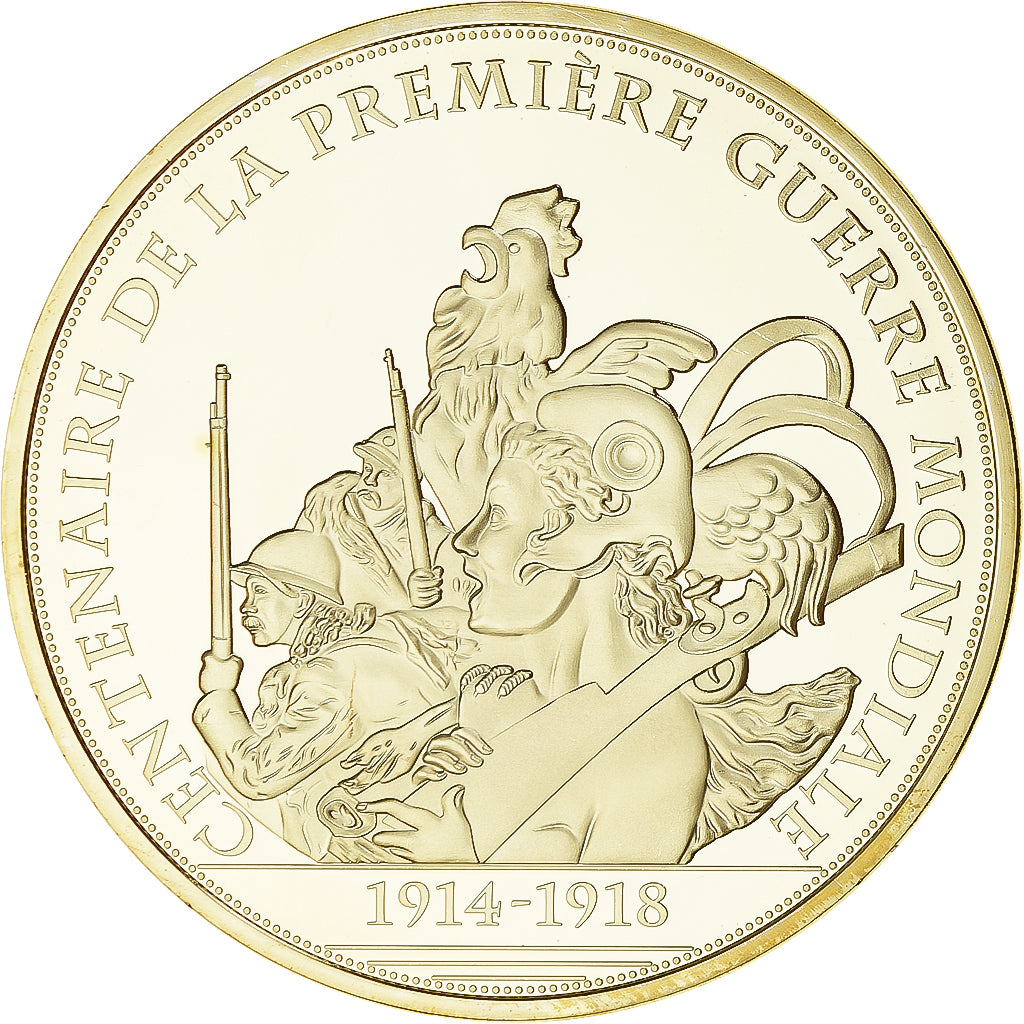 Frankreich, Medaille, Centenaire de la Première Guerre Mondiale, Début de la
