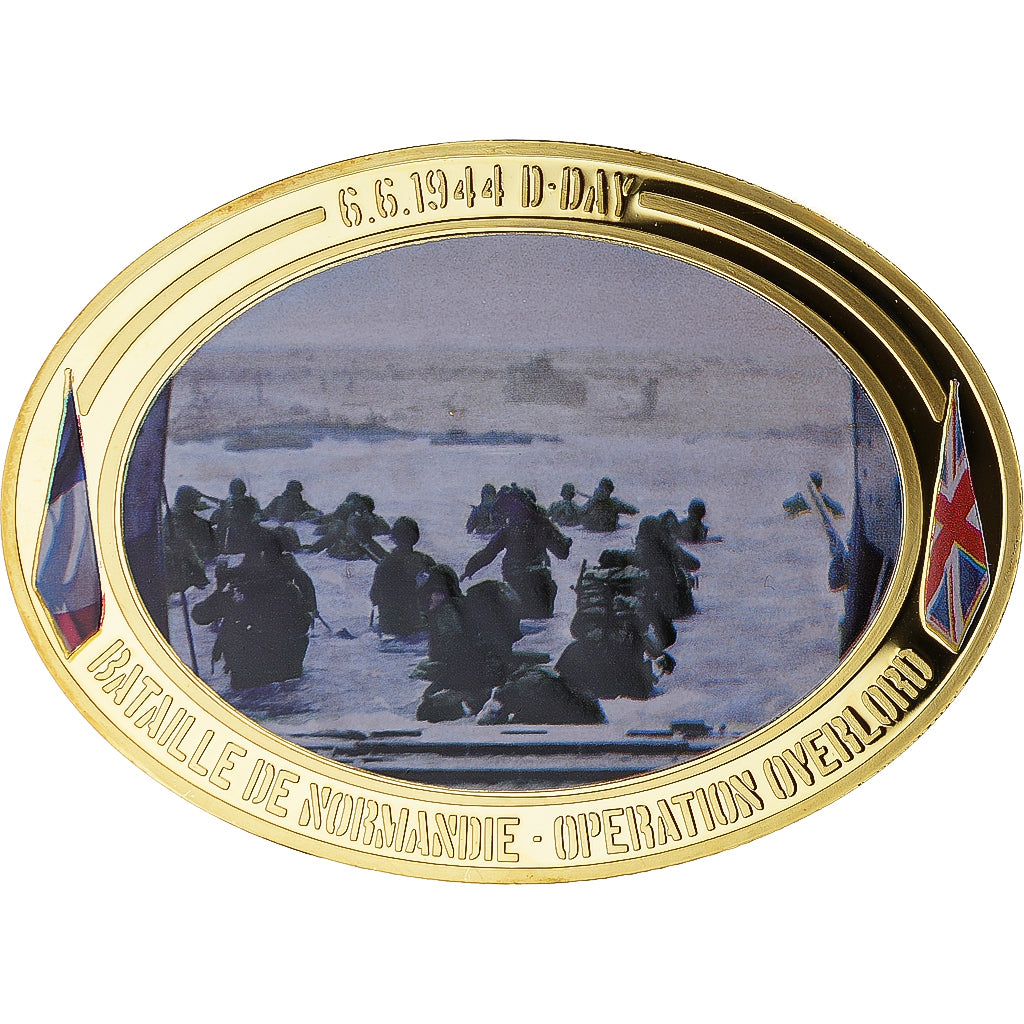 Francia, medalla, 70ème Anniversaire du Débarquement de Normandie, D-DAY