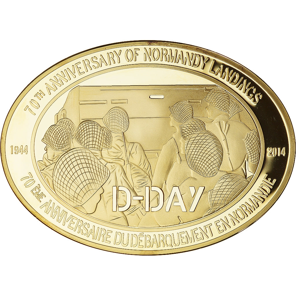 Francia, medalla, 70ème Anniversaire du Débarquement de Normandie, D-DAY