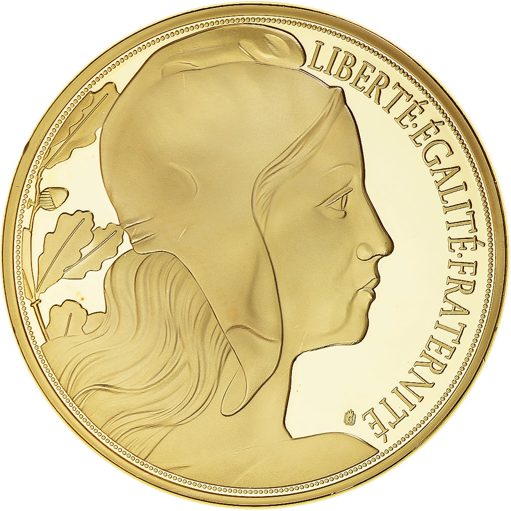 France, Medal, Liberté, La Marseillaise, MS(65-70), Copper Gilt