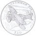 Coin, Liberia, Grumman F3F, 20 Dollars, 2000, Proof, MS(65-70), Silver