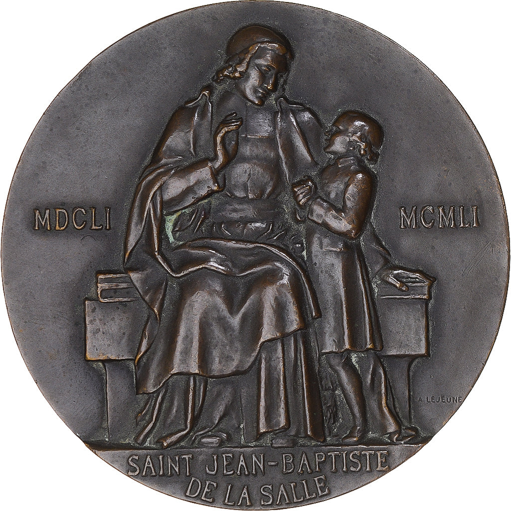 Frankreich, Medaille, Saint Jean Baptiste de la Salle, 300 ans, Religions &