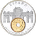 Grecia, medalla, Européan Currencies, España, SC, Cobre - níquel