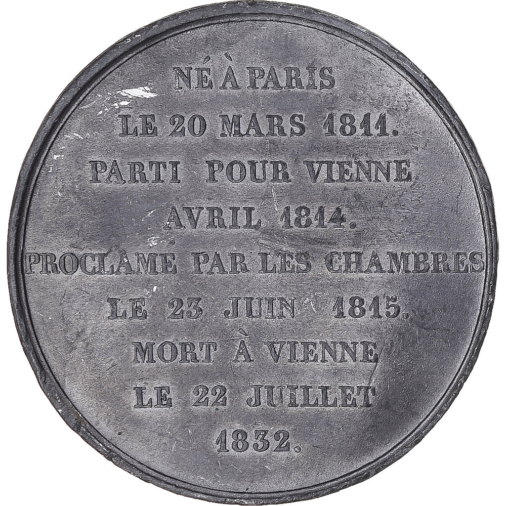 Frankreich, Medaille, Napoléon II, Empereur des Francais, History, Caqué, VZ