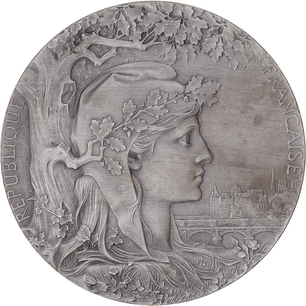 France, Medal, Exposition Universelle Internationale, 1900, Chaplain, MS(60-62)