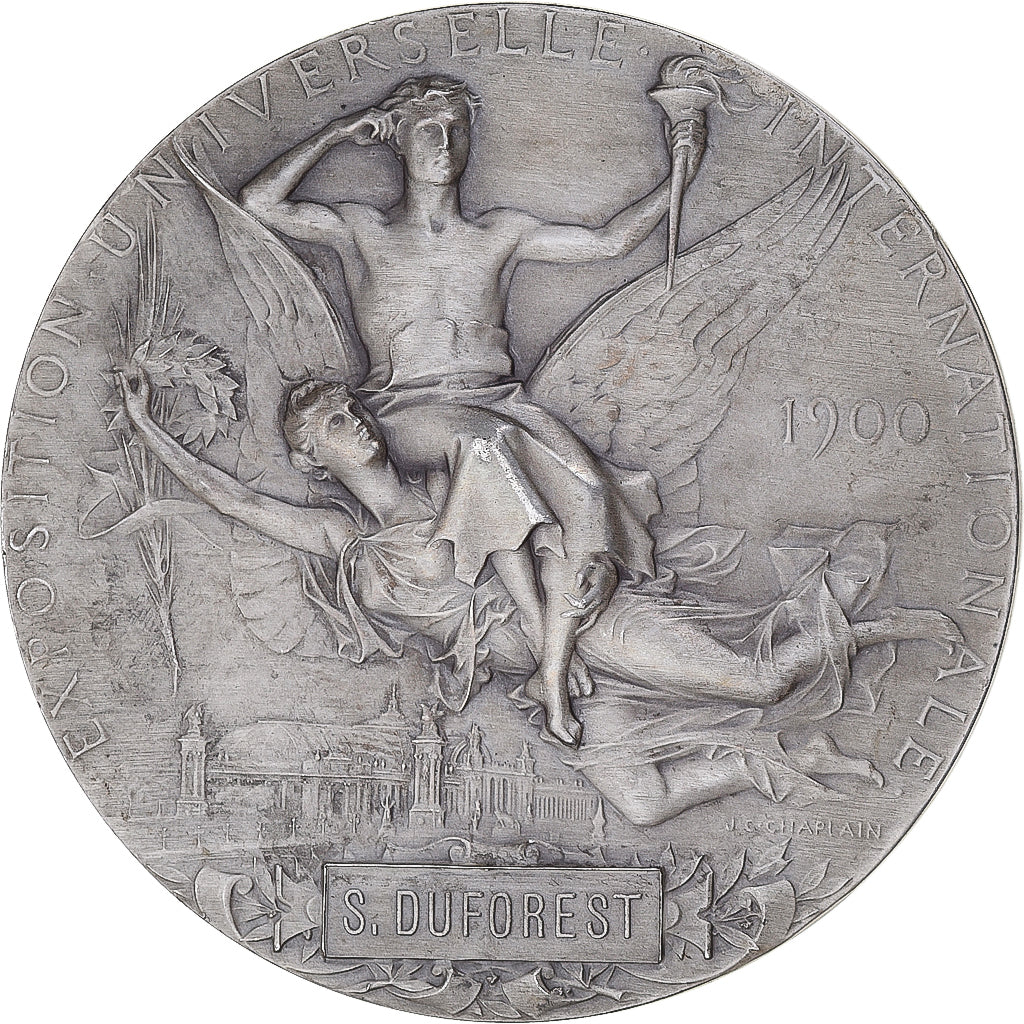 France, Medal, Exposition Universelle Internationale, 1900, Chaplain, MS(60-62)