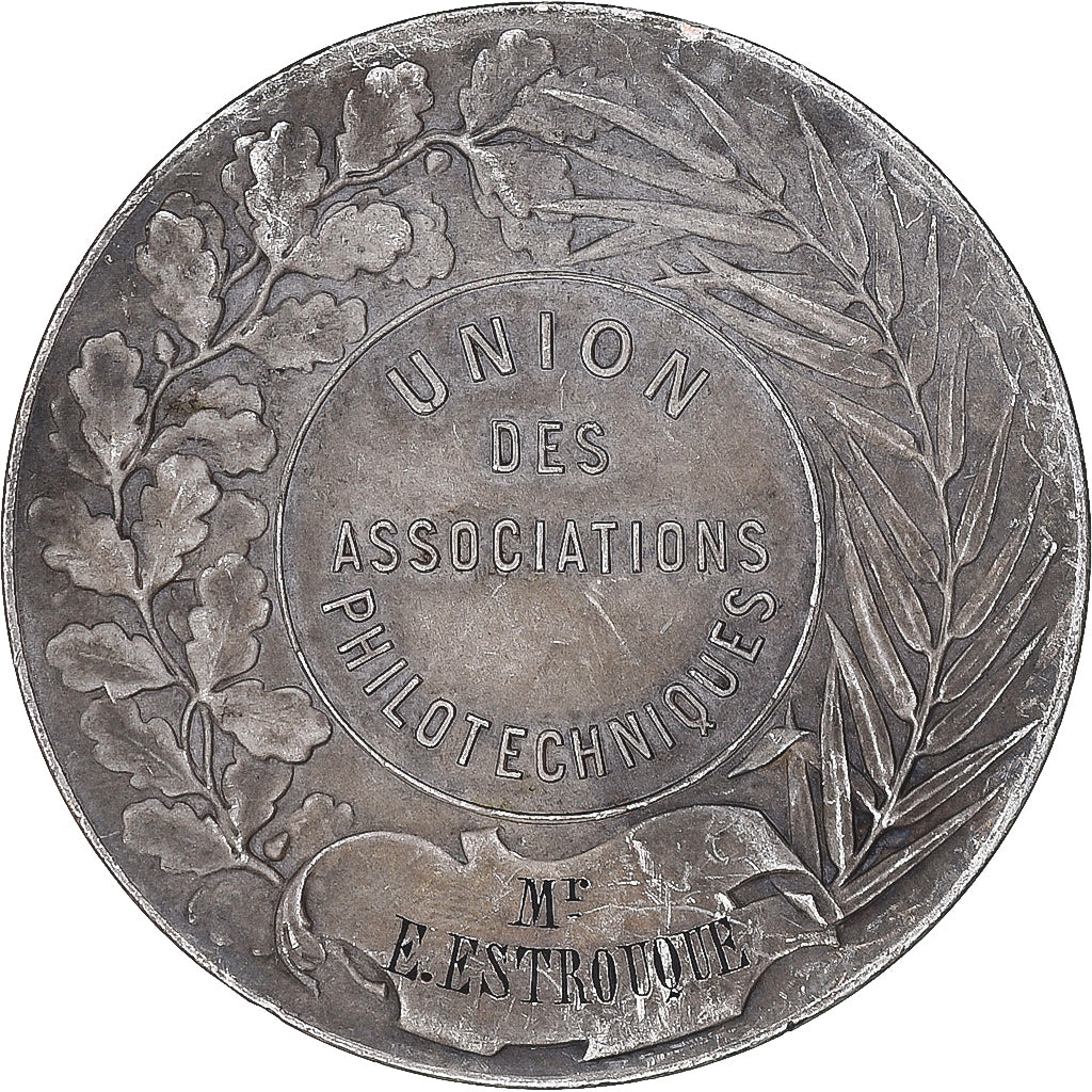 Francia, medalla, Union des Associations Philotechniques, Massonnet, MBC, Copper