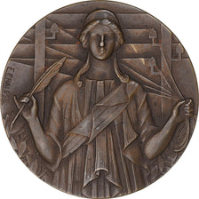 France, Médaille, Art Déco, Journal Le Matin, Fraisse, SUP, Bronze