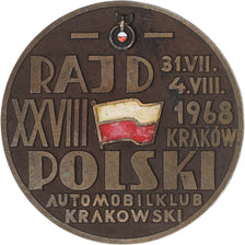 Poland, Medal, Rallye de Pologne, 1968, Radj Polski, EF(40-45), Bronze