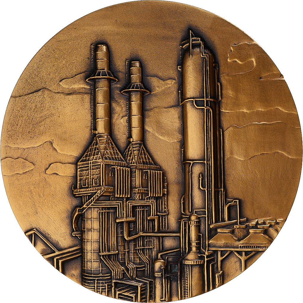 France, Medal, Compagnie Française de Raffinage, Business & industry, 1979