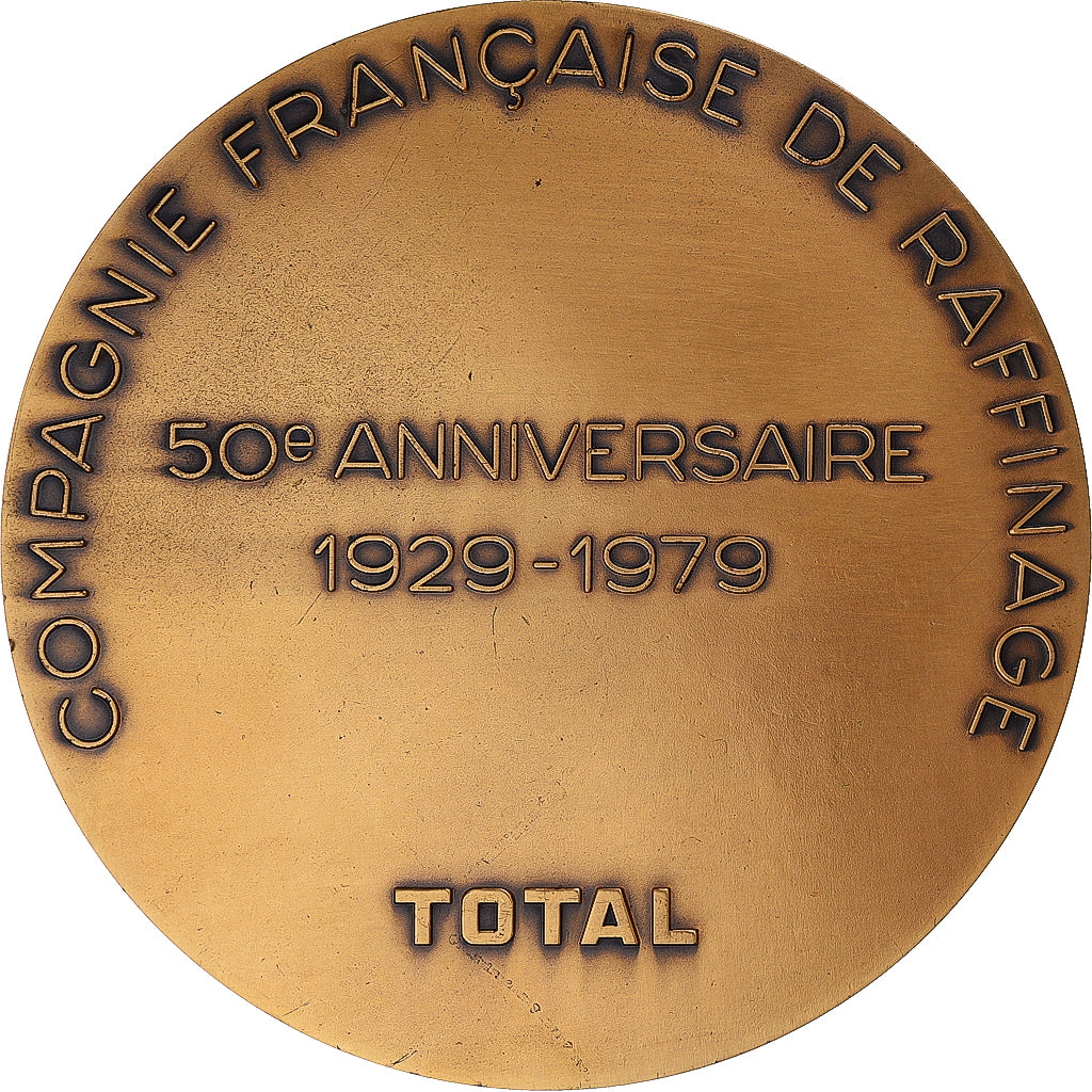France, Medal, Compagnie Française de Raffinage, Business & industry, 1979