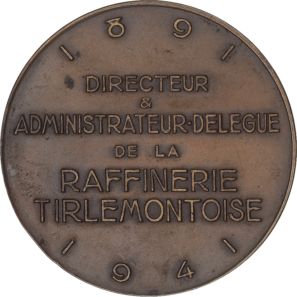 Belgien, Medaille, Lucien Beauduin, Raffinerie Tirlemontoise, Business &