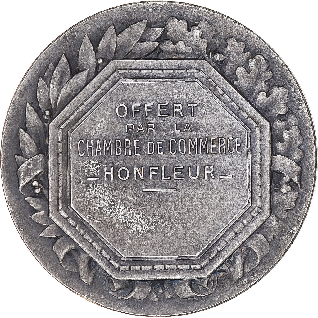France, Medal, Chambre de Commerce de Honfleur, Business & industry, Contaux