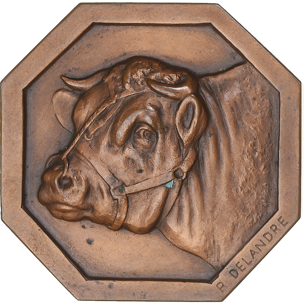 Francia, medalla, Vache - Elevage Français, Agriculture, Delandre, MBC+, Bronce