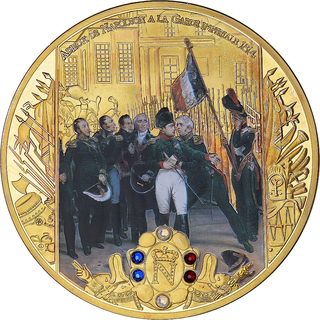 França, medalha, Adieux de Napoléon à la Garde Impériale 1814, 2015