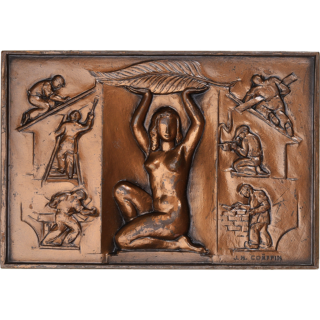 Frankreich, Medaille, Fédération Nationale du Batiment, Business & industry