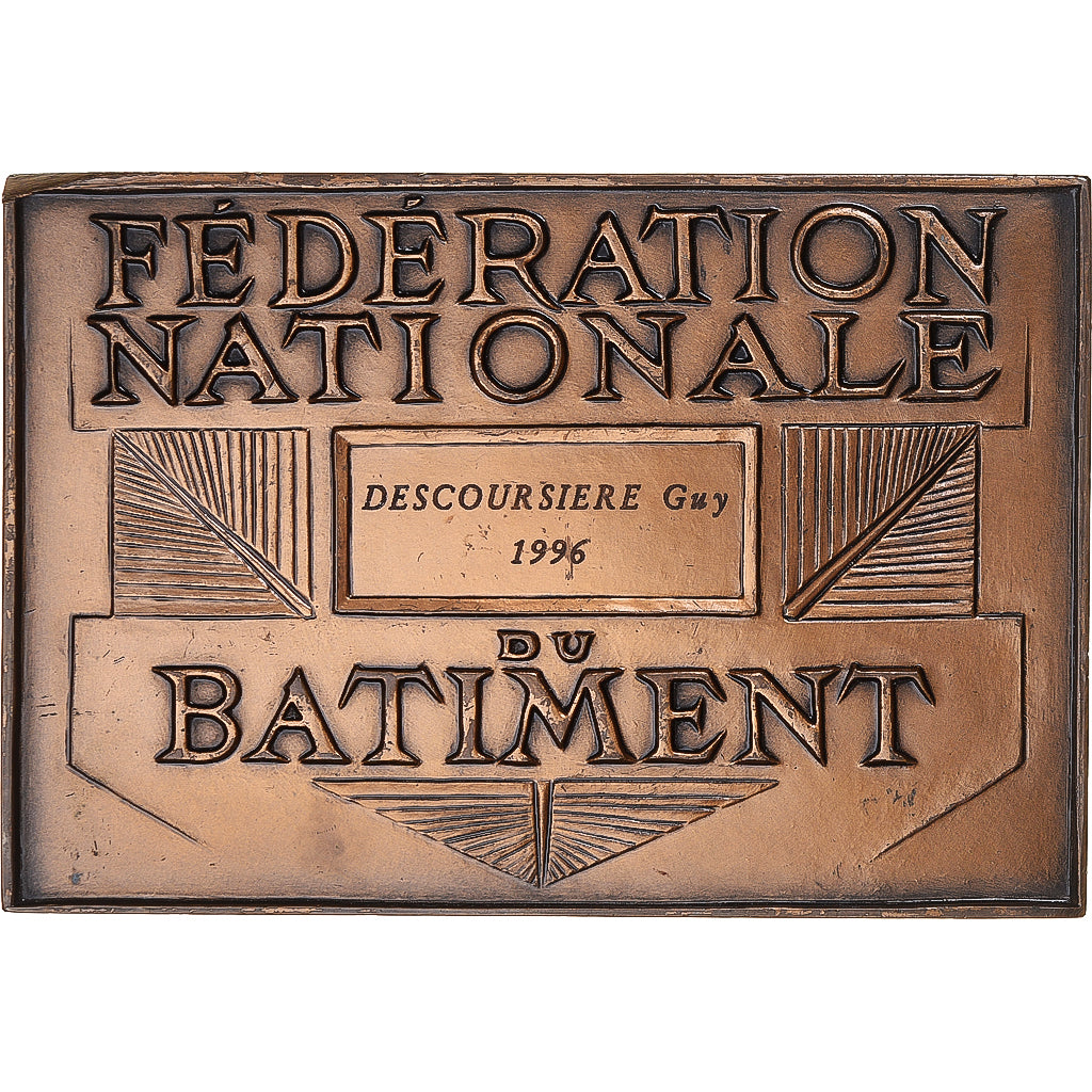 Frankreich, Medaille, Fédération Nationale du Batiment, Business & industry